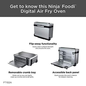  Ninja Foodi 9-in-1 Digital Oven Air Fry, Air Roast/ Broil,  Bake, Bagel, Toast, Dehydrate, Keep Warm, and Reheat - Stainless Steel :  Home & Kitchen